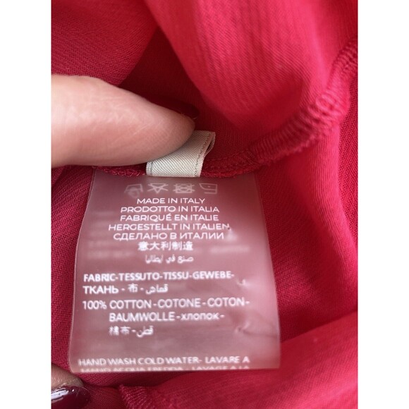 Nensi Dojaka Fuschia Asymmetric Neck Strap Maxi Thigh High Slit Slip Dress M NEW - Picture 10 of 15